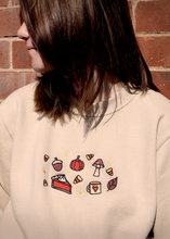 Load image into Gallery viewer, Autumn Icons Embroidered Sweatshirt
