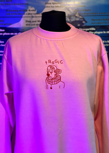 Load image into Gallery viewer, Tragic Clown Sweatshirt Pink
