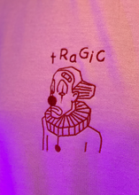 Load image into Gallery viewer, Tragic Clown Sweatshirt Pink