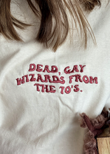 Load image into Gallery viewer, Dead Gay Wizards From The 70s T-Shirt
