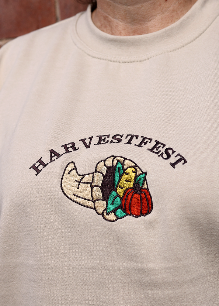 Harvest Festival Embroidered Sweatshirt