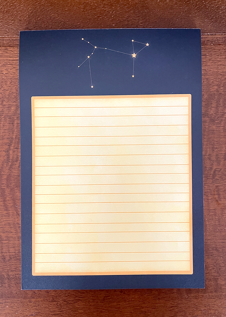 Dog Star Constellation Notepad