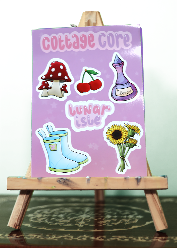 Cottagecore Sticker Sheet