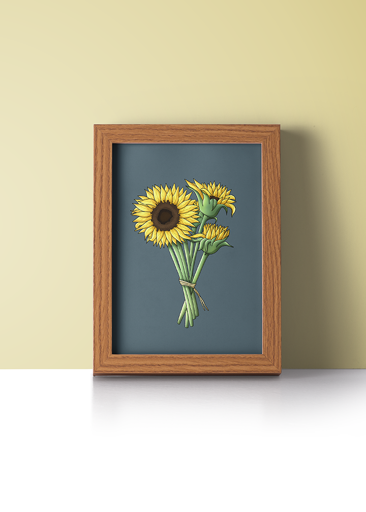 Sunflower Print (5x7)